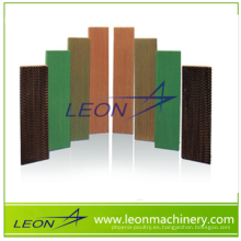 Almohadilla de enfriamiento evaporativo de estructura de panal de la serie LEON para la venta